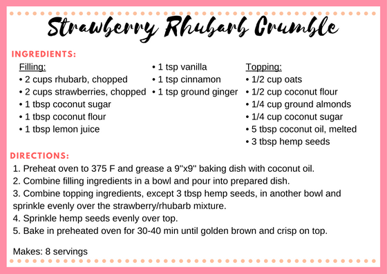 Strawberry Rhubarb Crisp (1)