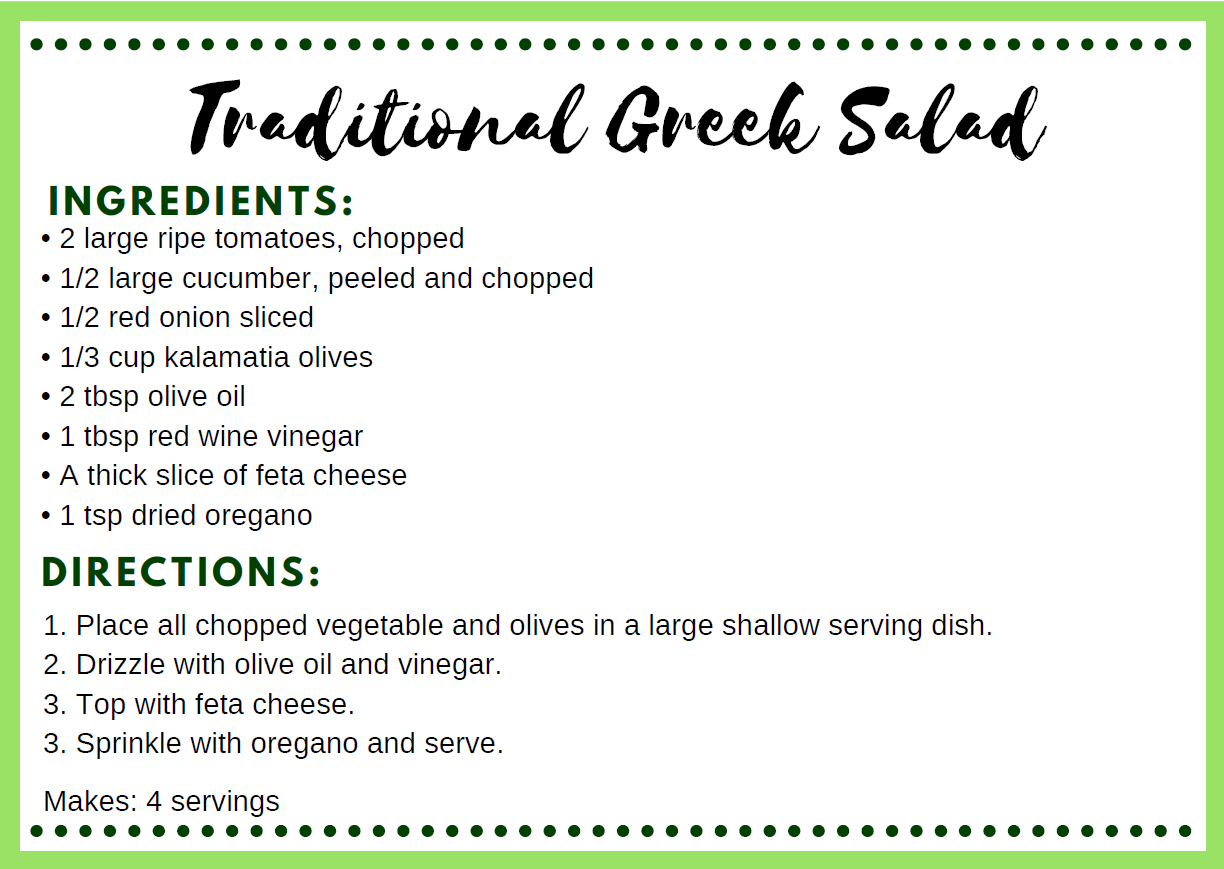 Traditional Greek Salad